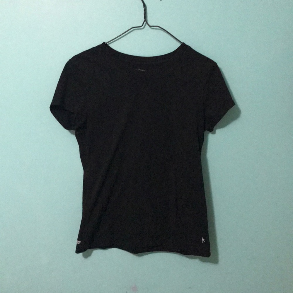 Regular black athletic t shirt